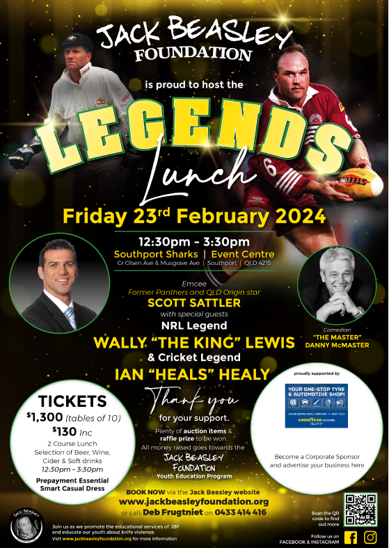 JBF Legends Lunch Jack Beasley Foundation