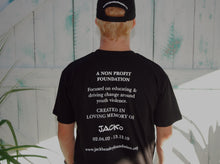 Load image into Gallery viewer, JBF T-Shirt with Foundation blurb on the back
